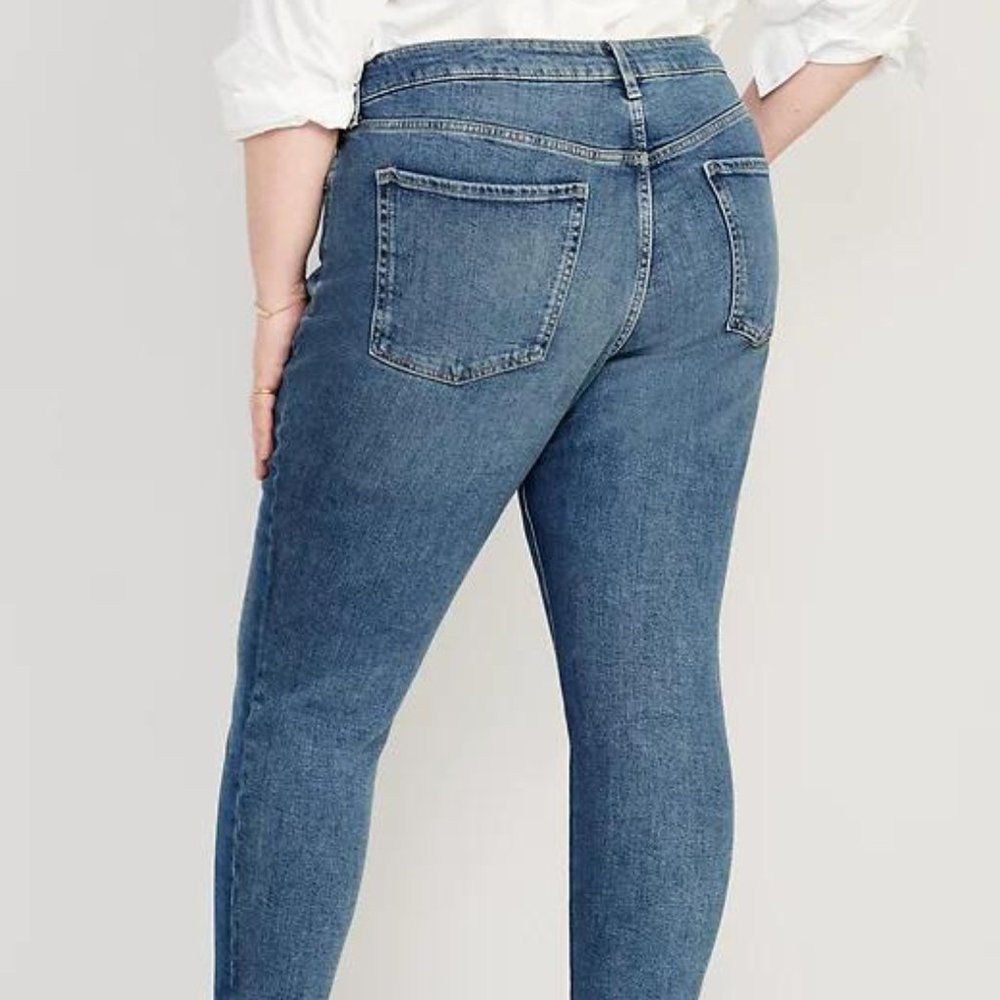 Old Navy High-Waisted OG Straight Ankle Jeans for Women New - Picture 6 of 11